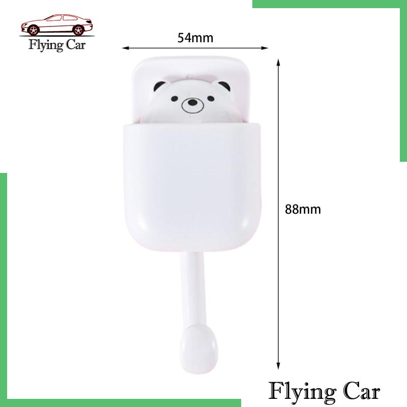 [Lzdjfmy2] Móc Treo Mũ Tự Dính Hình Hoạt Hình Đáng Yêu Kèm Khăn Lau