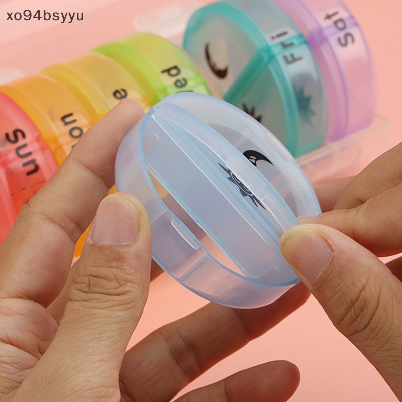 Hộp Đựng Thuốc Pm Sức Chứa Lớn 7 Ngày Xo94Bsyu 2 Lần
