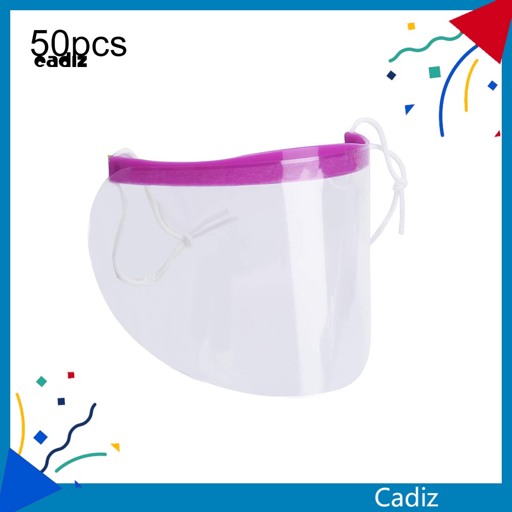 Set 50 / 100 Tấm Chắn Bảo Vệ Mặt Và Tóc Sử Dụng Một Lần