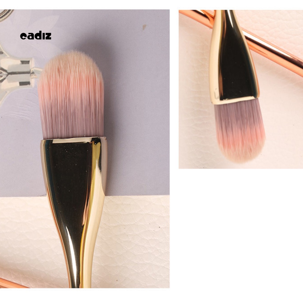 Cọ Trang Điểm Mạ Điện Mềm Mại Thiết Kế Di Động Tiện Dụng