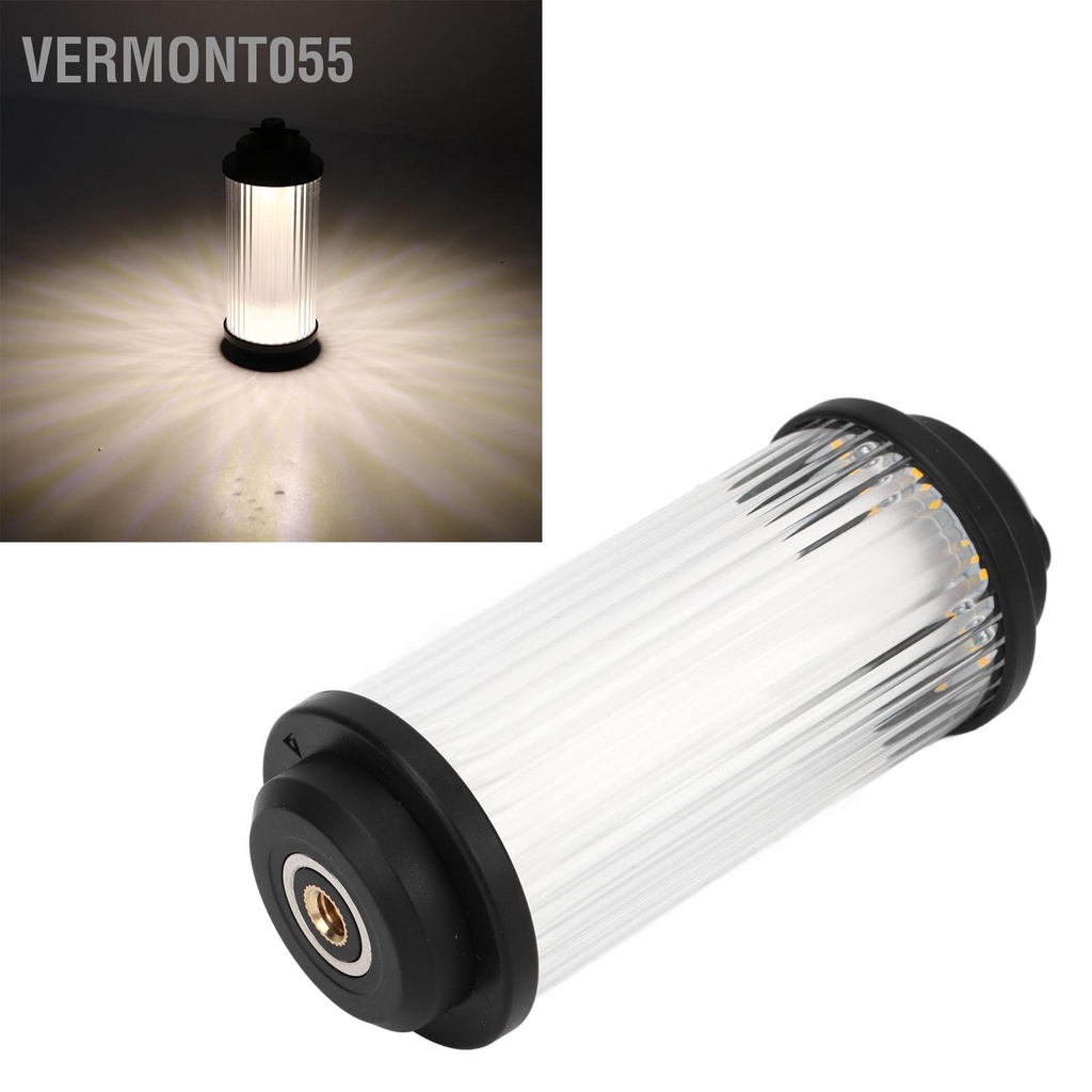 Vermont055 Đèn Cắm Trại Mini Sạc USB 2 Bánh Răng Đế Từ Di Động Lều Với Giao Diện 1/4 Móc Ngoài Trời