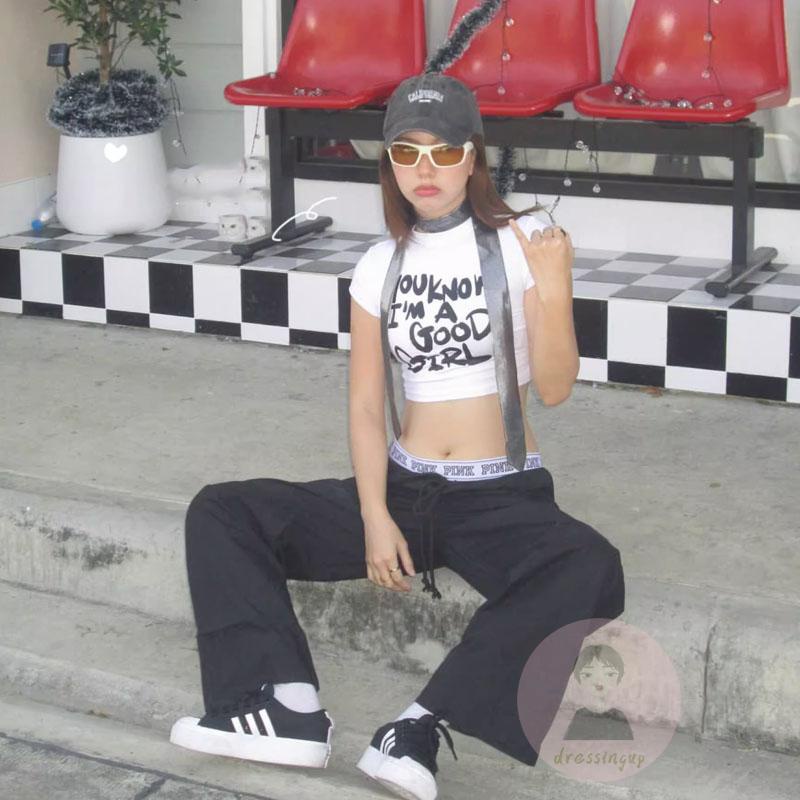 Áo Thun Nữ Ngắn Tay In Chữ Thời Trang