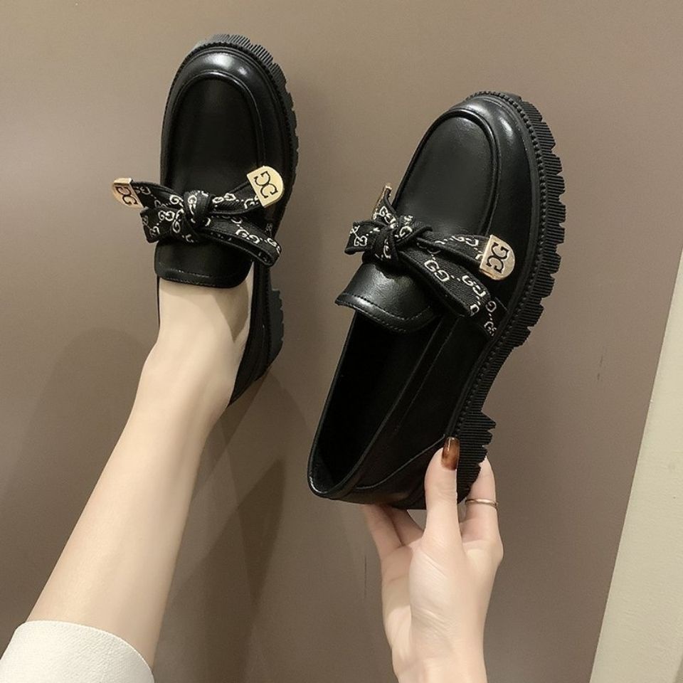Giày Lười Da Mềm Phong Cách Anh Quốc Thời Trang Mùa Xuân 2022 Cho Nữ KC0V