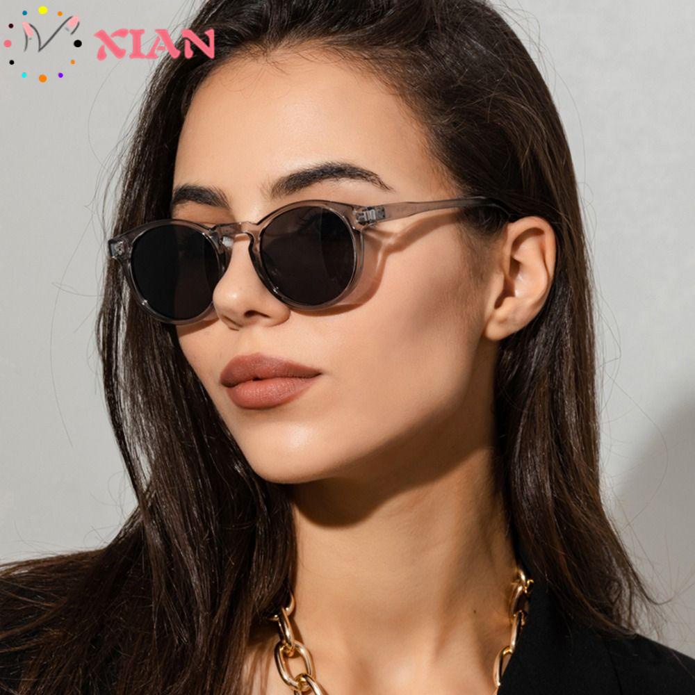 Kính Mát Gọng Tròn Nhỏ Phong Cách Retro Thời Trang Unisex