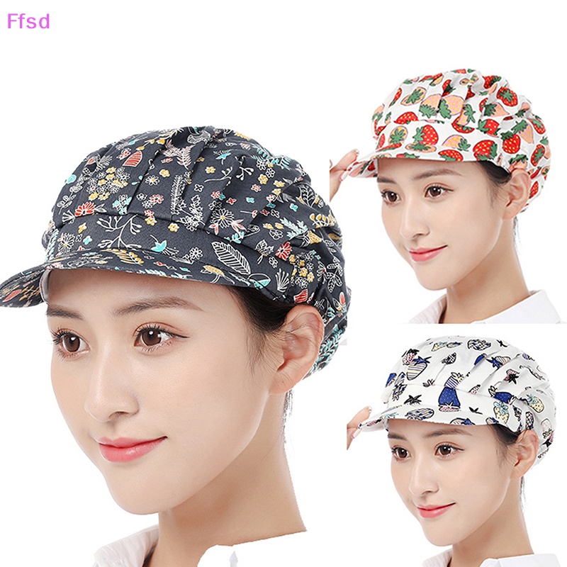 {Ffsd} Mũ Đầu Bếp Chống Bụi Bẩn / Nấu Ăn / Vệ Sinh Nhà Bếp Hàng Bán Chạy