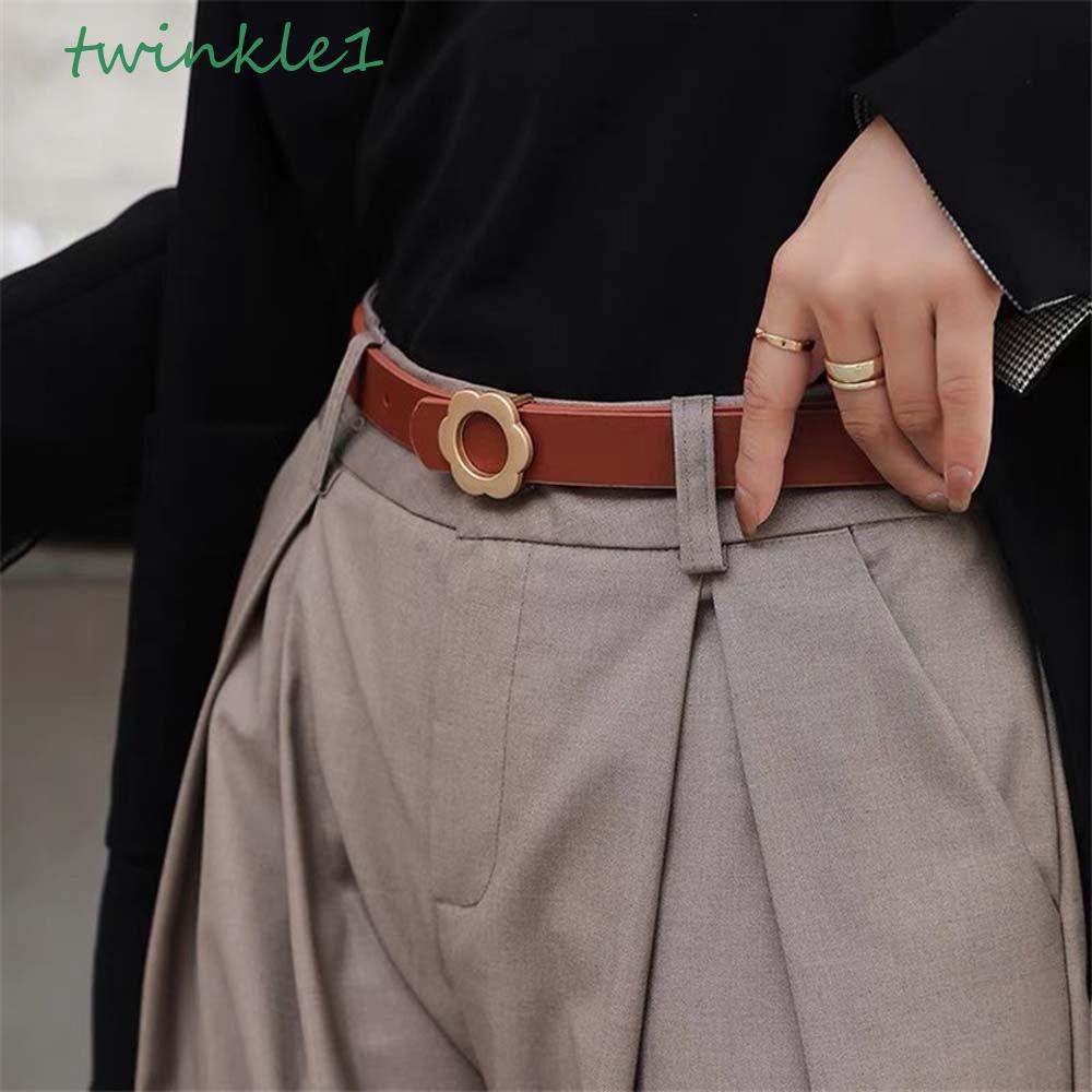 Thắt Lưng Mỏng Lấp Lánh Phong Cách Vintage Dễ Phối Đồ Thời Trang Cho Nữ