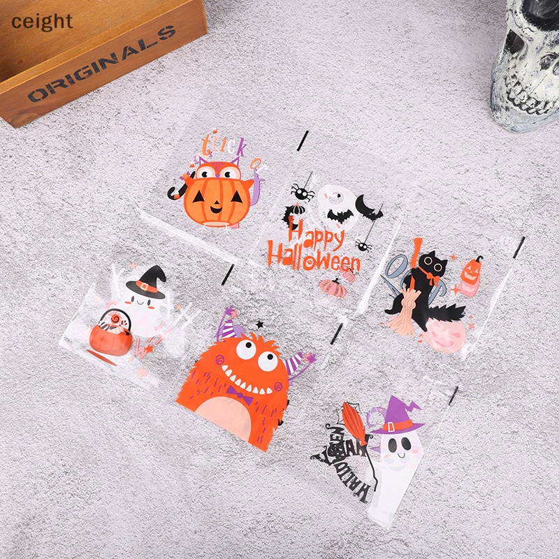 Set 100 Túi Đựng Kẹo Trang Trí Halloween