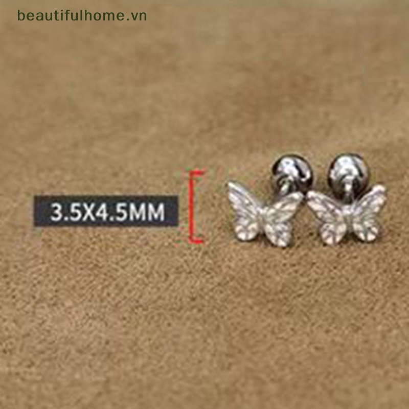 1 Đôi Bông Tai Hình Nơ Xoắn Bóng Dành Cho Nữ Dự Tiệc Cưới