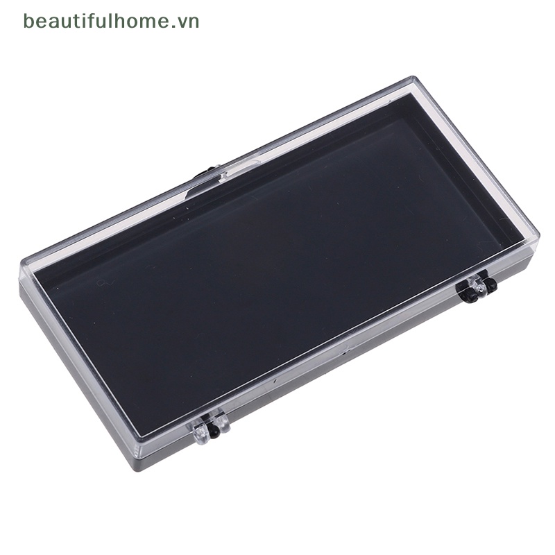 Hộp Đựng Lông Mi Giả Màu Đen Có Nắp Đậy Tiện Dụng