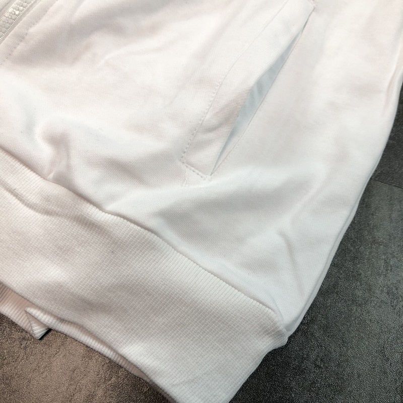 Áo Khoác Gió Adidas 100% Cỏ Ba Lá Thêu logo Cổ Đứng Phối Khóa Kéo Phong Cách vintage Cho Nam Và Nữ