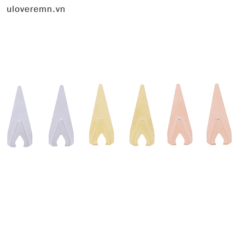 Set 10 Giá Đỡ Đánh Dấu Trang Sách Bằng Kim Loại Rỗng Sáng Tạo Cho Học Sinh