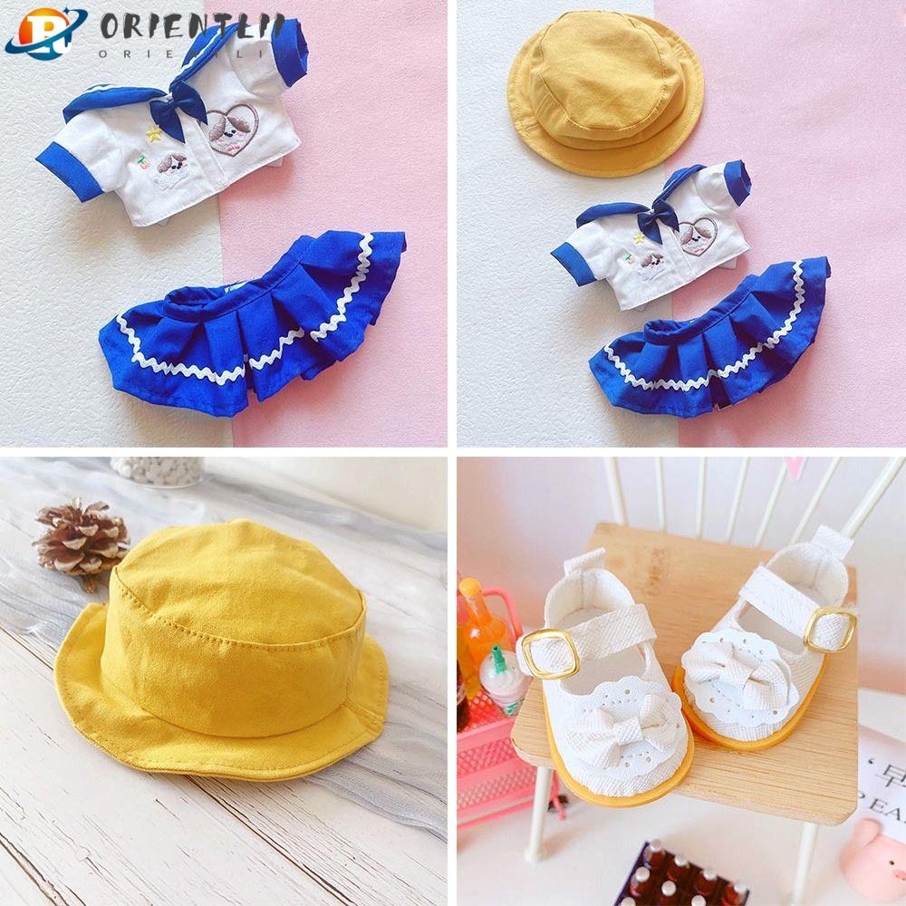 1 Bộ Quần Áo Búp Bê 20cm Bằng Cotton Dễ Thương