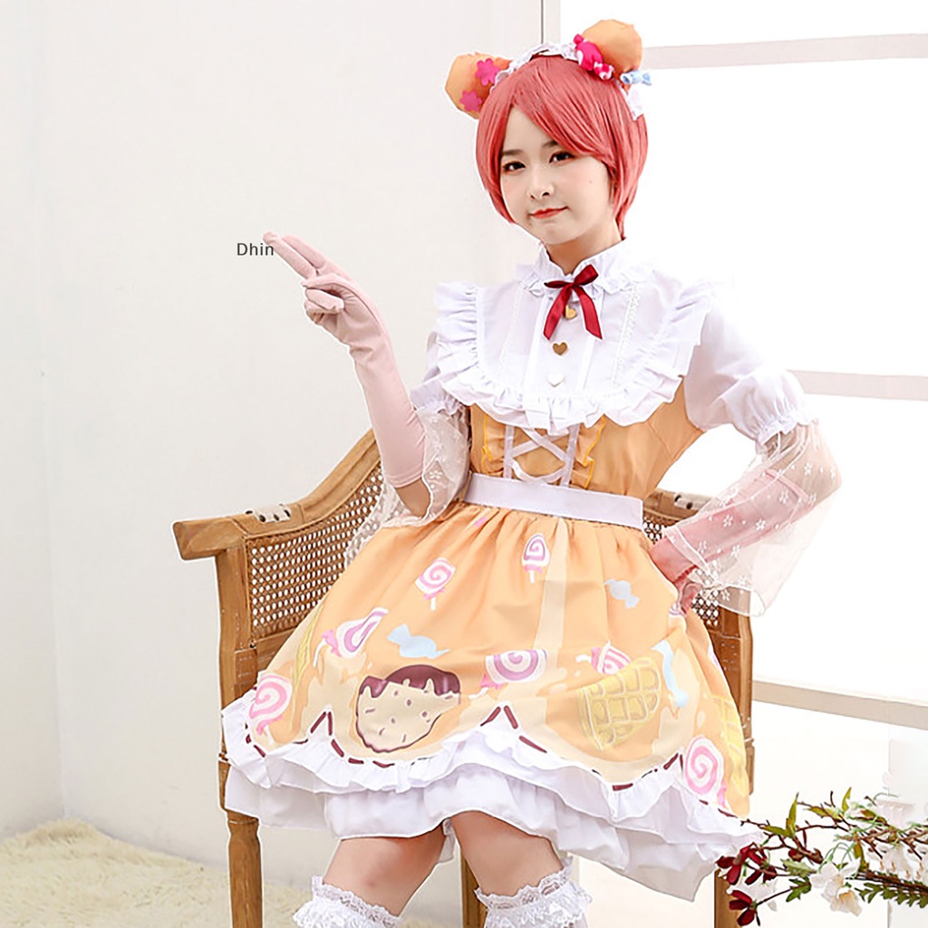 [Dhin] Quần Áo Hóa Trang Lolita Màu Kẹo Cá Tính Thứ Năm Cho Nữ Túi Đựng Đồ Dùng Cao Cấp Tiện Dụng