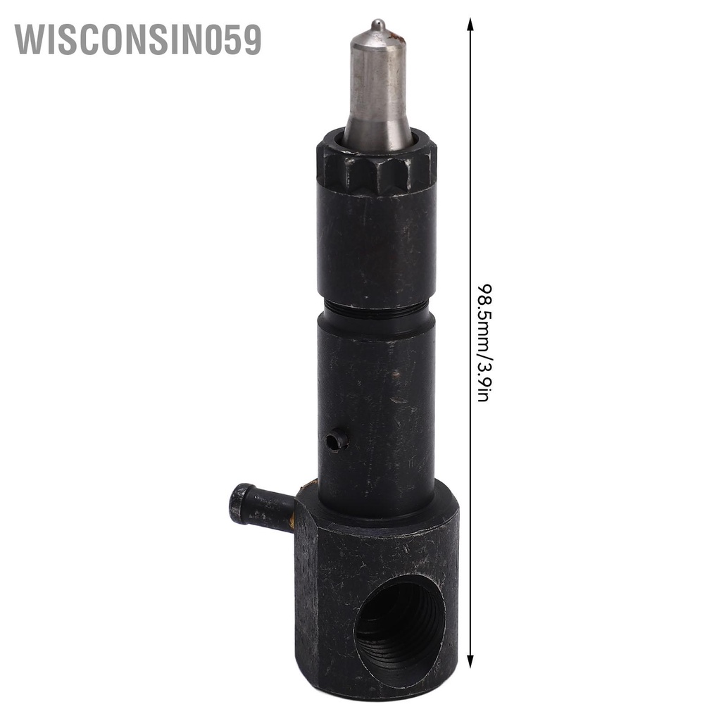 Wisconsin059 Đầu phun nhiên liệu Chiều dài 98 5mm Thép hợp kim Độ bền cao Lắp ráp đầu tiêu chuẩn cho động cơ Diesel 186F