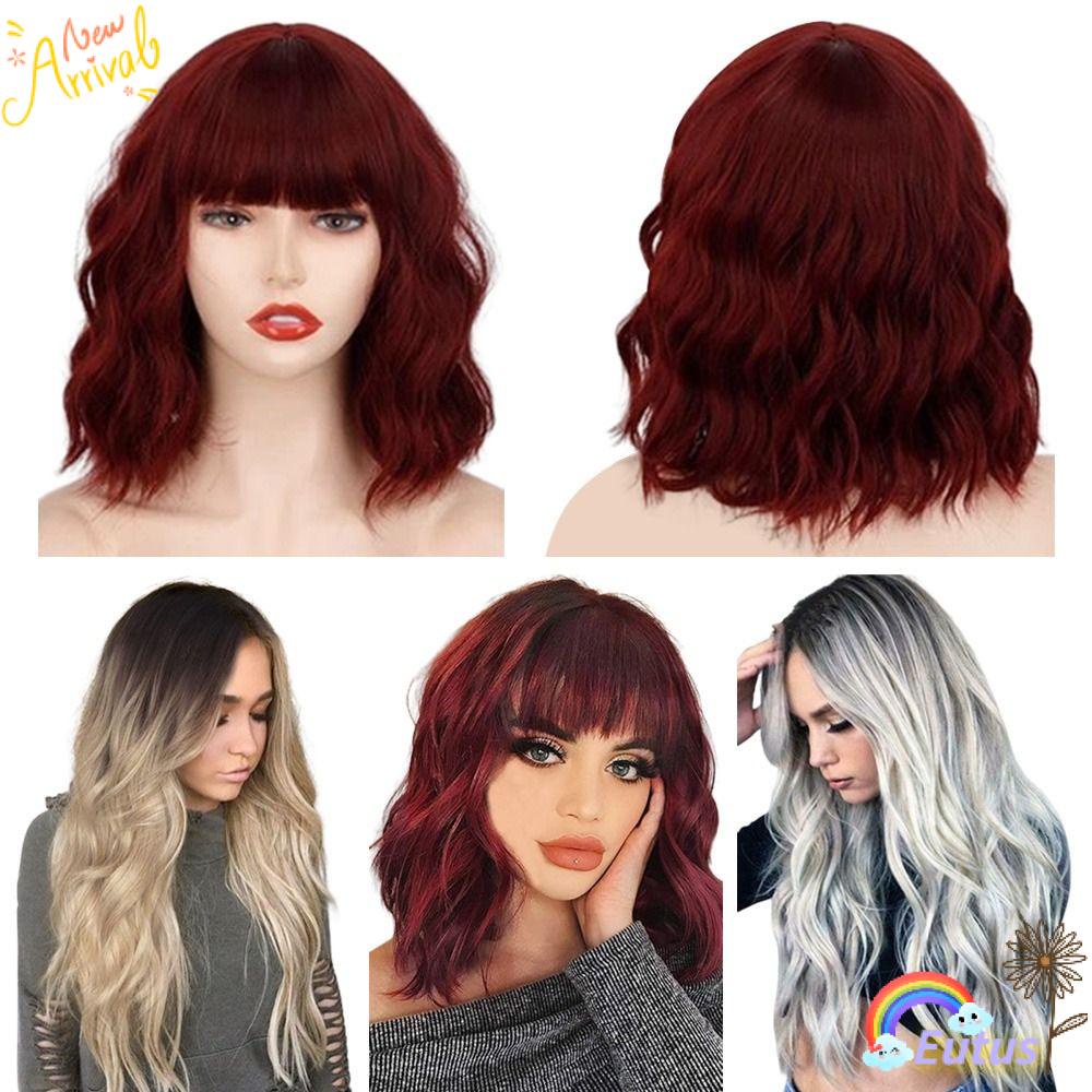 Bộ Tóc Giả Dài Xoăn Dày Chịu Nhiệt Độ Cao Thời Trang Cho Nữ