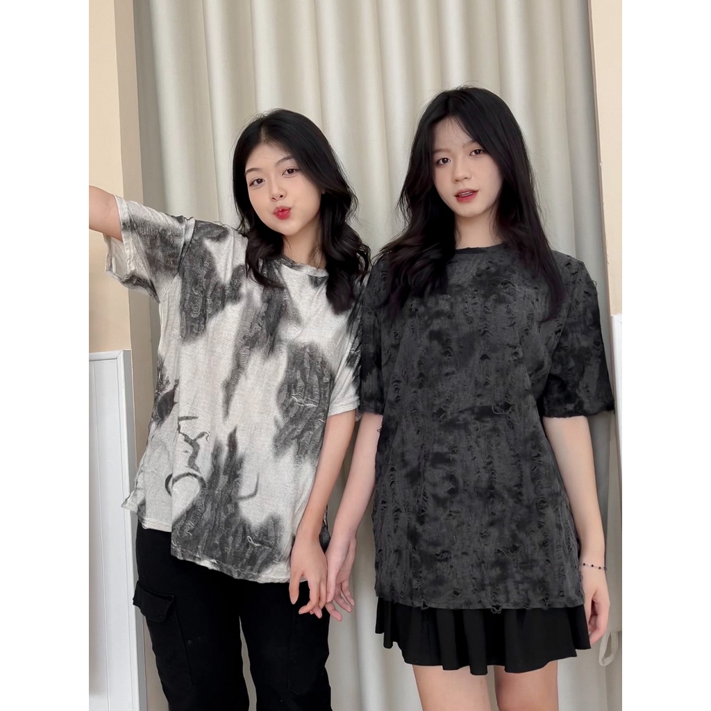 Áo thun len chất liệu 100% cotton form rộng unisex len hoạ tiết cao cấp TSS8067 by COCCACH