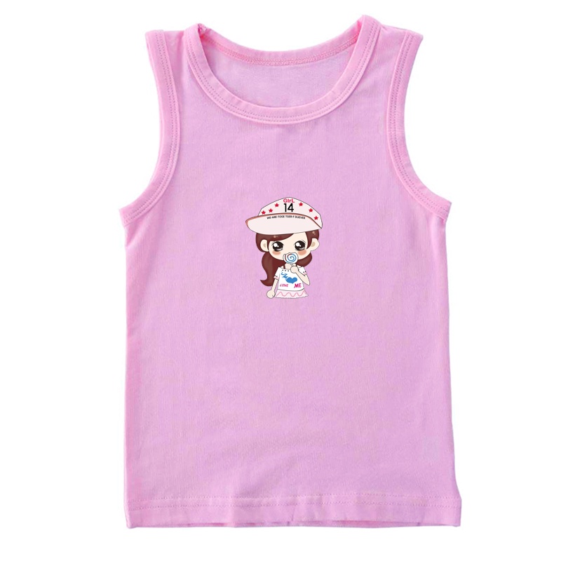 Áo Thun Tay Ngắn In Họa Tiết Hoạt Hình Màu Cầu Vồng Phong Cách Unisex Thời Trang Cho Bé Trai Và Gái