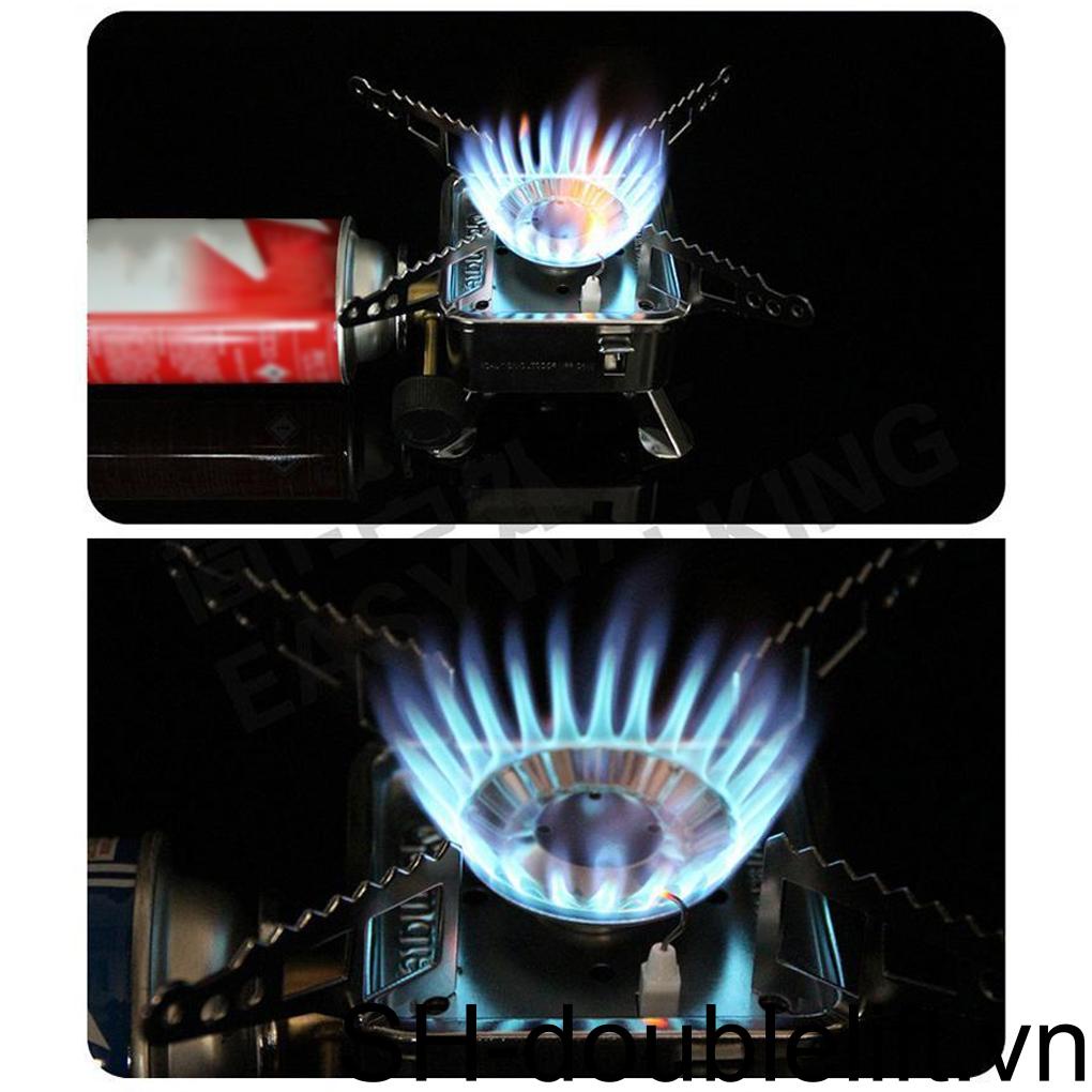 Bếp Lò Mini Bằng Thép Không Gỉ Có Thể Gấp Gọn Tiện Dụng Mang Theo Du Lịch Cắm Trại