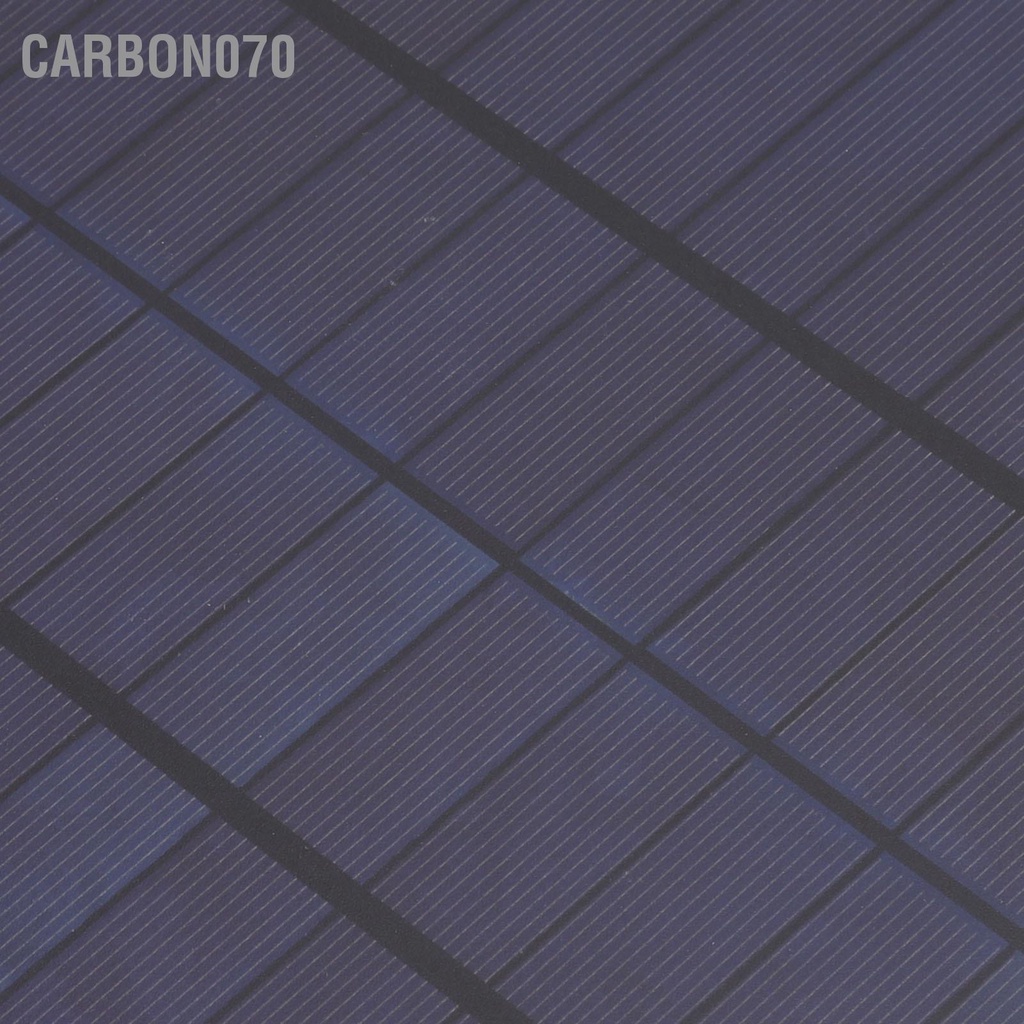 Carbon070 Tấm Pin Năng Lượng Mặt Trời 6V 10W Sạc Đa Tinh Thể Silicon 1660mA Cho Cắm Trại Đi Bộ Đường Dài Leo Núi