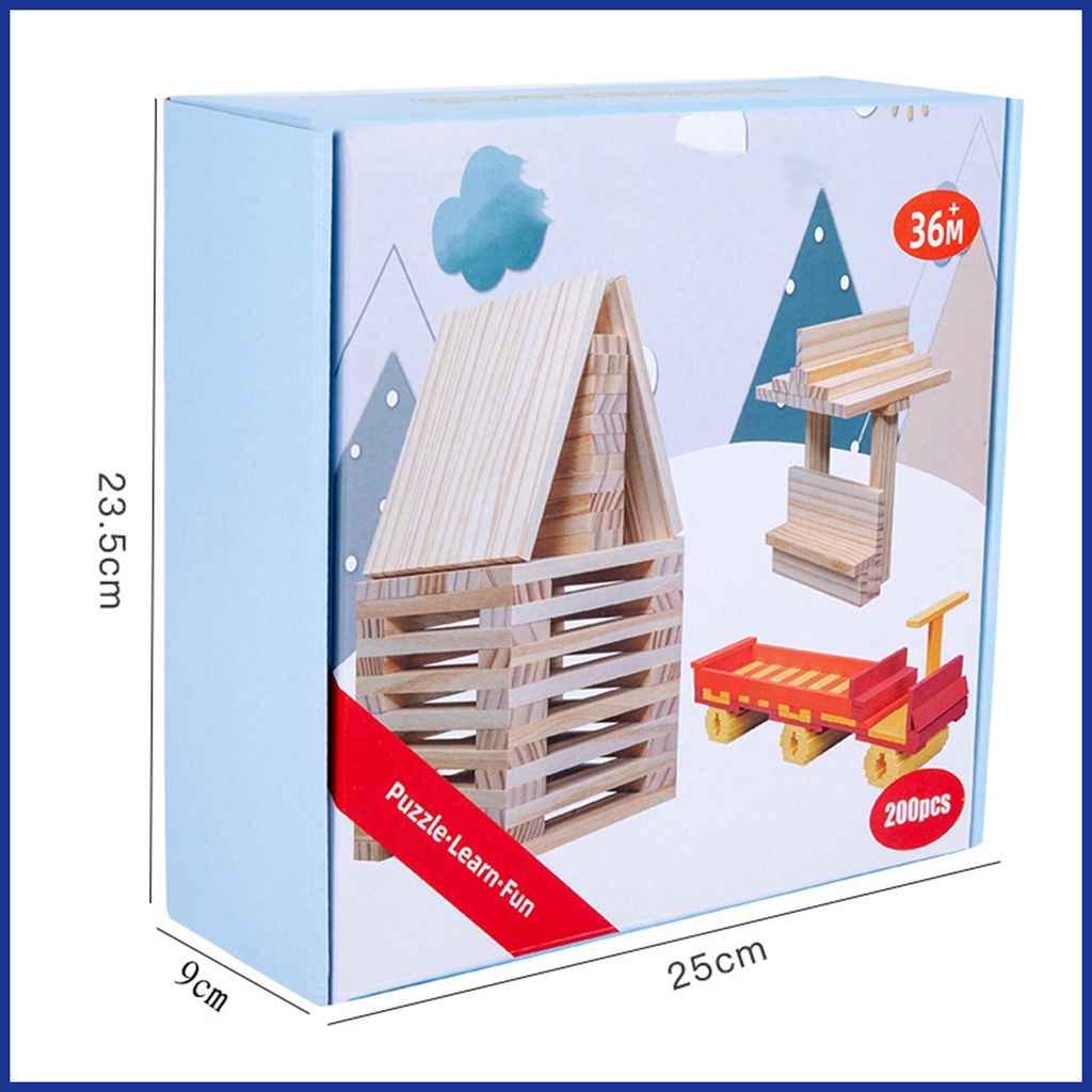 Bộ Đồ Chơi Lắp Ráp Khối Xếp Chồng Khối An Toàn Cho Bé Aavn