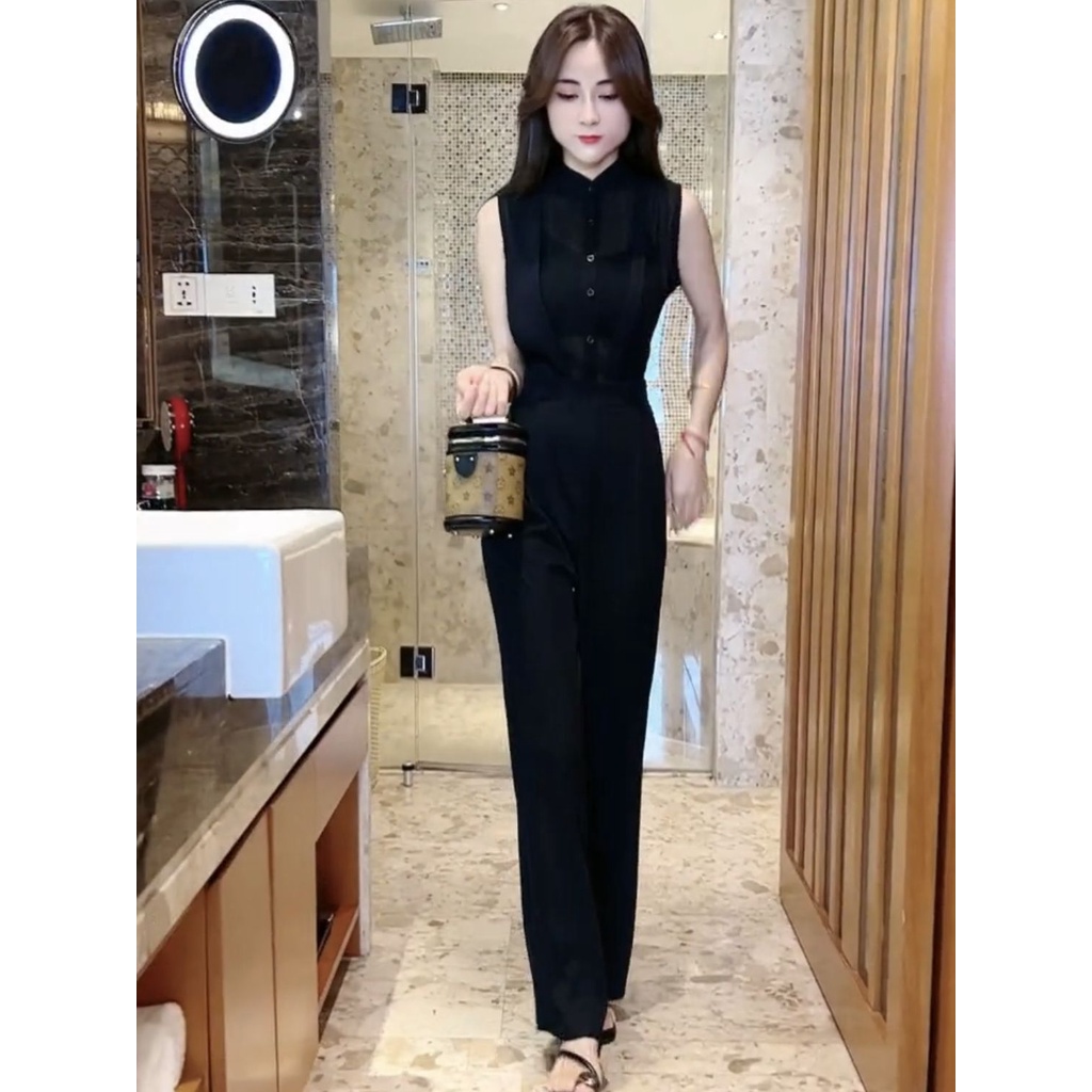 Áo Liền Quần Không Tay Dáng Ôm Thời Trang Mùa Hè 2023 Cho Nữ