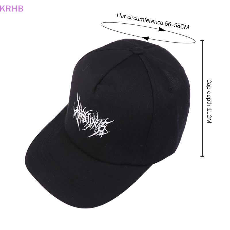 Mũ Lưỡi Trai Cotton Màu Đen Thêu Chữ Frauen Phong Cách Hiphop Đường Phố Cho Nam Và Nữ Mới