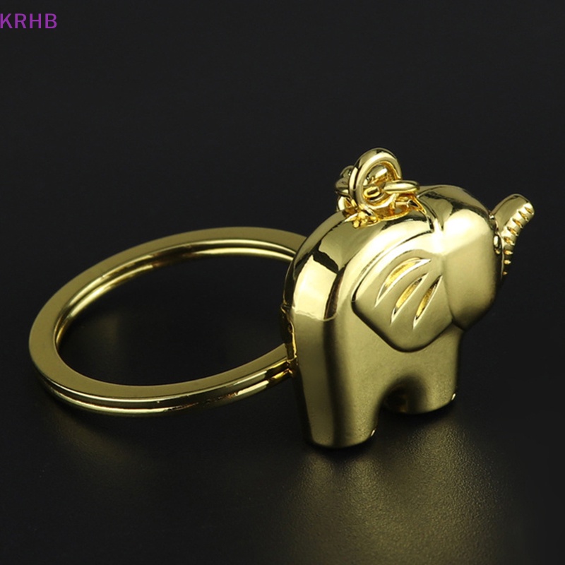 Móc Khóa Kim Loại Hình Voi Thời Trang Dành Cho Nam Mới