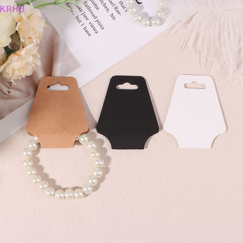 Set 50 Giá Trưng Bày Vòng cổ Bằng Giấy Tiện Dụng Mới