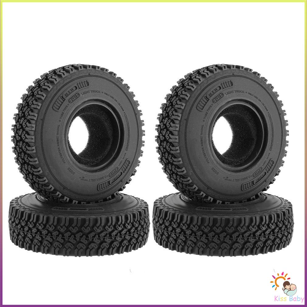 4 1.55 "Mềm Cao Su Bánh Xe Lốp Inch Lốp-1020 Cho RC Xích Cc01 Lc70 Lc80, Tỷ Phần Phụ Kiện [H/7]