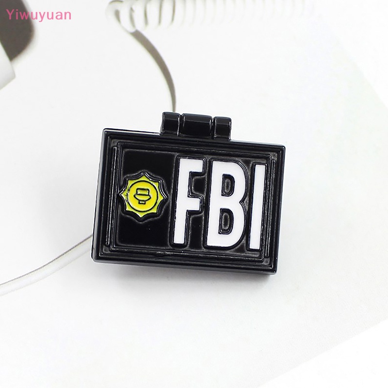 Huy Hiệu Cài Áo In Chữ I Simpson Spille X-Lime FBI Fox Mulder ID Phong Cách Punk Mới