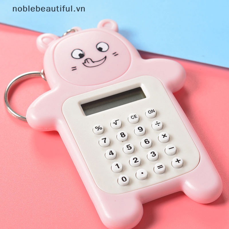 Máy Tính Bỏ Túi mini 8 Ngăn Họa Tiết Hoạt Hình Sáng Tạo