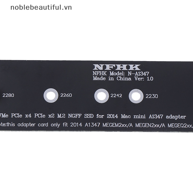Adapter Chuyển Đổi PCI-Ex4 M.2 NGFF NVME AHCI SSD Cho 2014macbook mini A1347