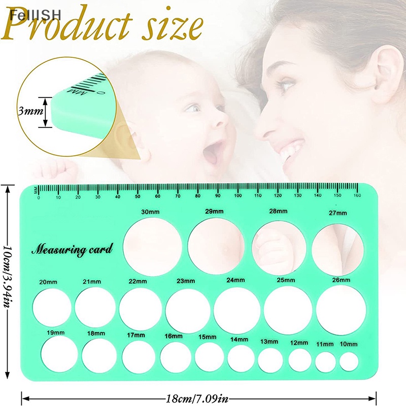 Thước Đo Ngực 12 Kích Cỡ Bằng Silicone Tiện Dụng 439br