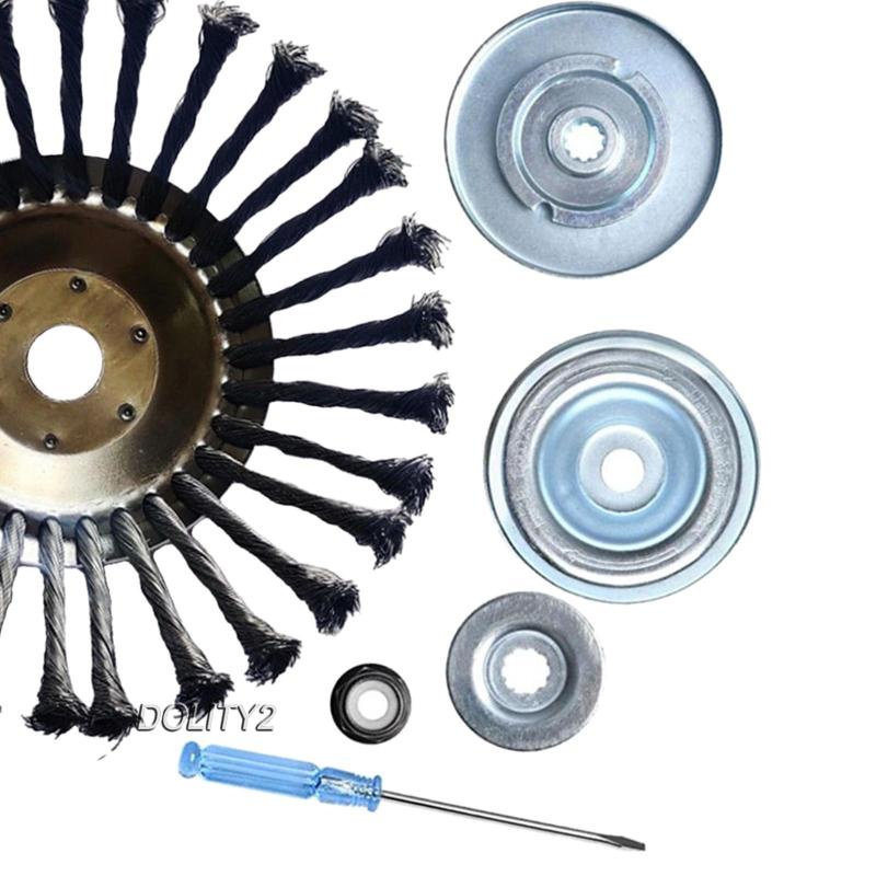 [Dolity2] Đầu Cắt Cỏ Bằng Dây Có Bàn Chải Cho Công Cụ Làm Vườn Thú Vị