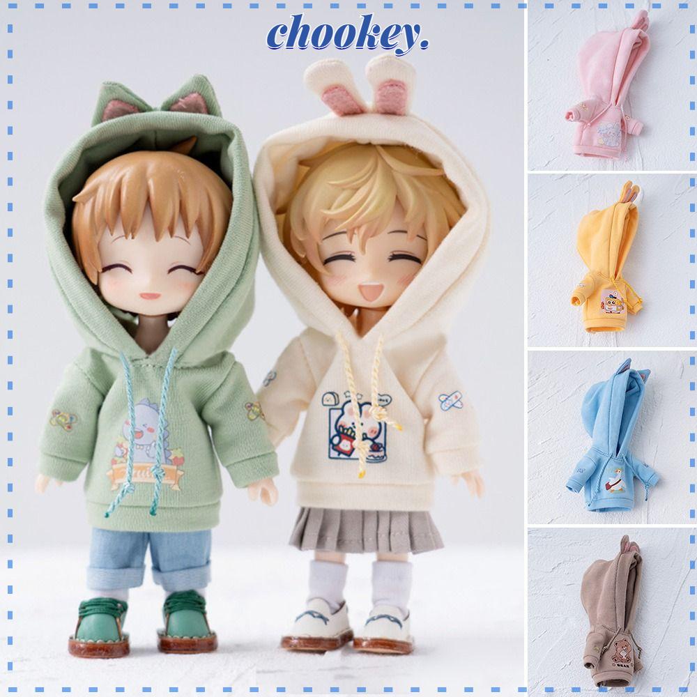 CHOOKEY Áo Hoodie Họa Tiết Hoạt Hình Handmade Dành Cho Búp Bê obitsu11 / molly