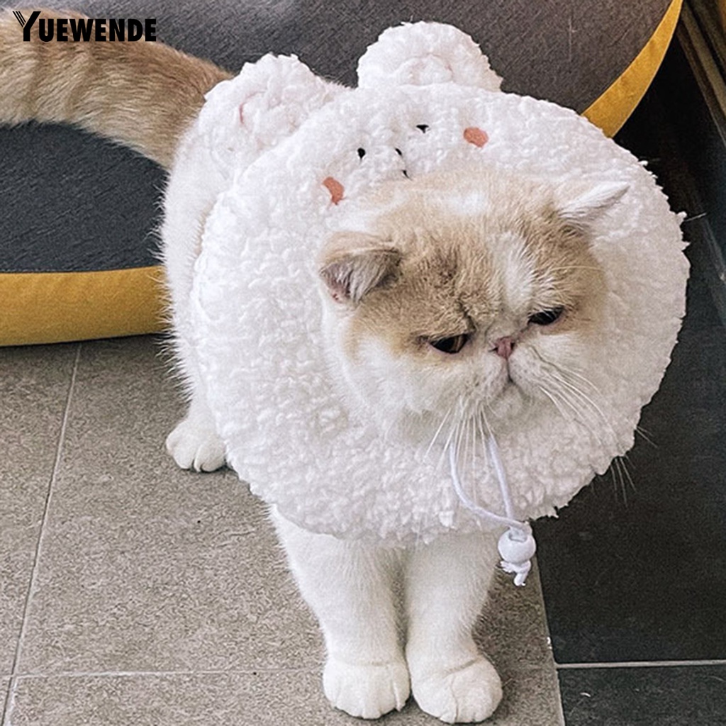 Yq.e Vòng Cổ Nylon Siêu Mềm Chống Mài Mòn Bảo Vệ Vết Thương Cho Mèo Cưng Trong Nhà