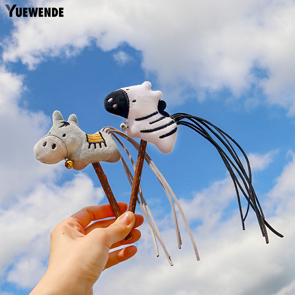 Đồ Chơi Nhồi Bông Hình Chú Lừa / Ngựa Vằn Dễ Thương Giúp Giảm Căng Thẳng Cho Mèo Cưng