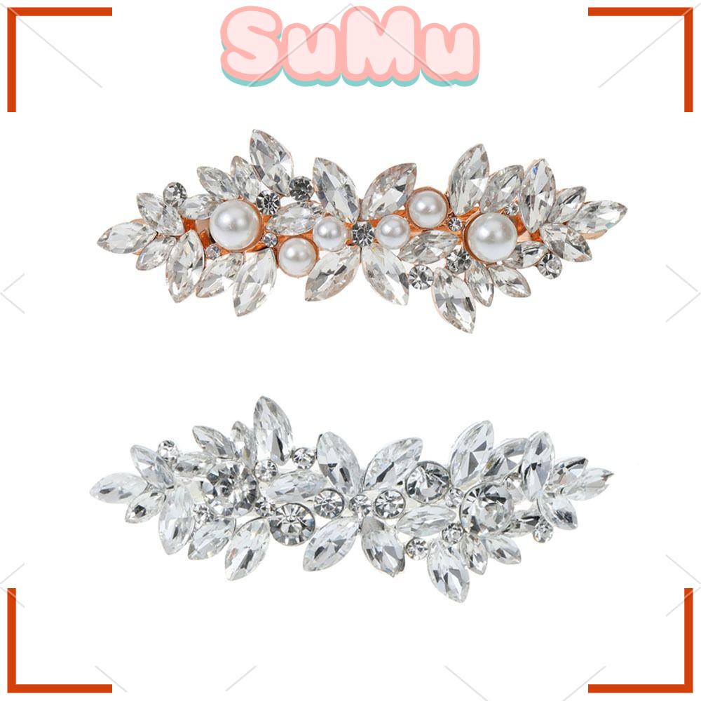 Kẹp Tóc Đuôi Ngựa Đính Hoa Thời Trang