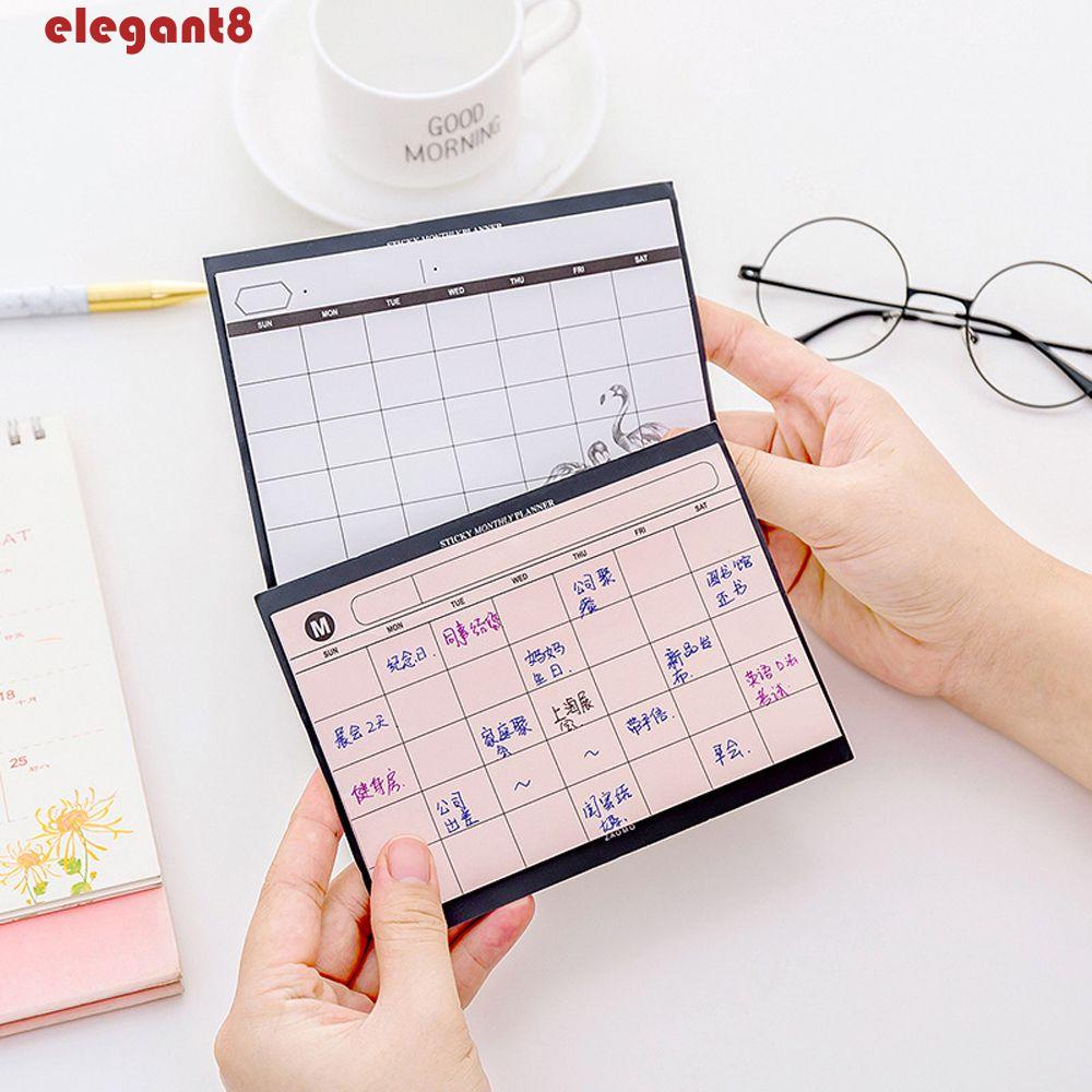 Sổ Ghi Chú Lên Kế Hoạch Hàng Tháng Để Bàn Thiết Kế Đơn Giản Hiệu Quả