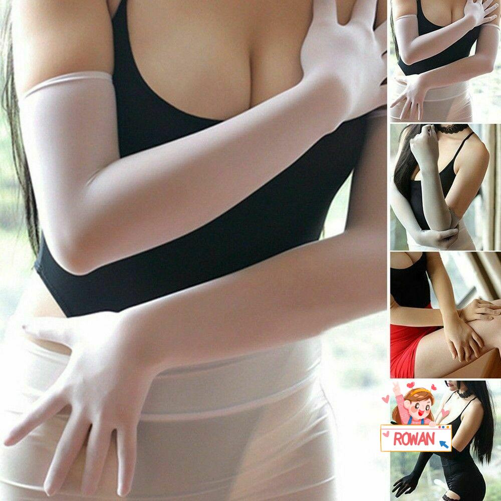 Găng Tay Lưới Xỏ Ngón Trong Suốt Cho Nữ