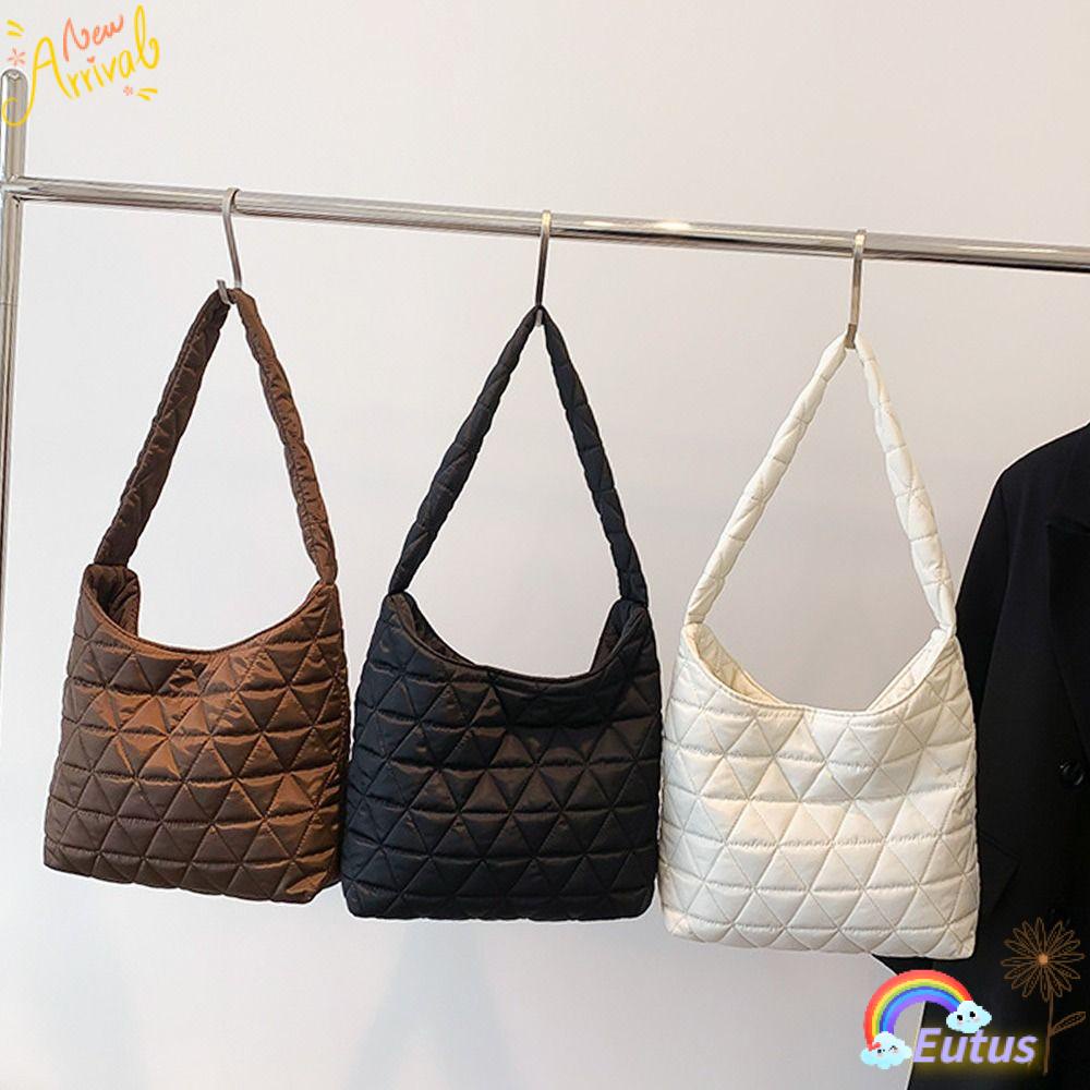 Túi Tote Đeo Vai Chất Liệu Cotton Thời Trang Mùa Đông