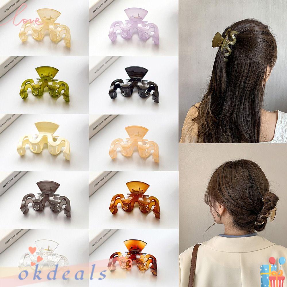 Bộ 2 Lược Kẹp Tóc Hình Chữ M Tạo Kiểu Tóc Gợn Sóng DIY Dành Cho Bạn Nữ