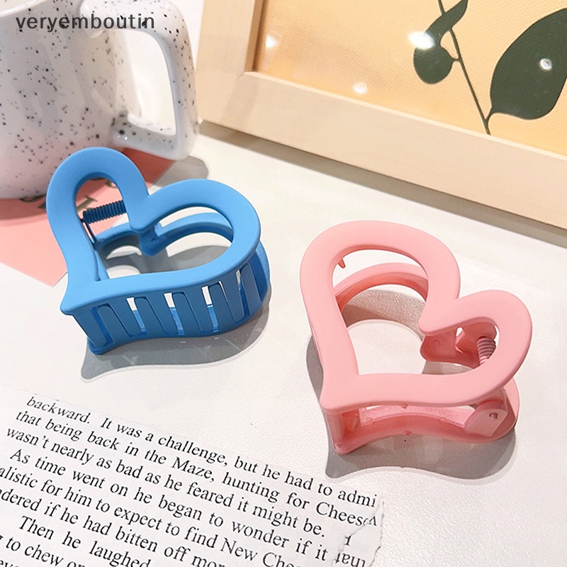 Kẹp Tóc Hình Trái Tim Phong Cách Retro Thời Trang Cho Nữ