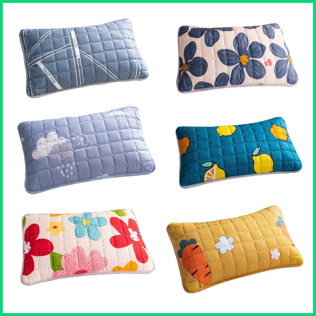 Vỏ Gối cotton Mỏng Mềm Thoáng Khí Chống Nước Chống Ăn Mòn Kích Thước 48x74cm Thân Thiện Với Làn Da