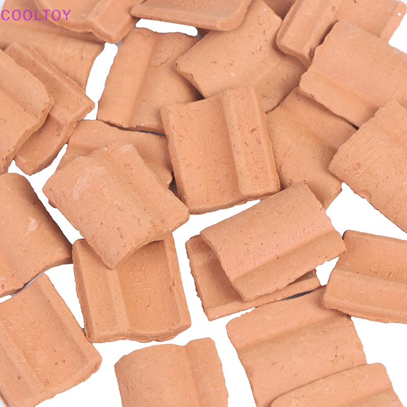 Cooltoy Set 25 Khuôn Hình Mái Che Màu Đỏ Dùng Làm Gạch Men Scenario Diy