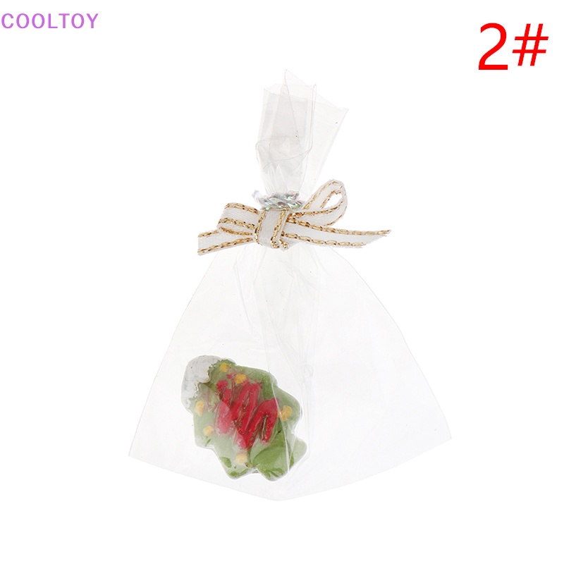 Cooltoy 1 Túi 1: 12 Đồ Chơi Mô Hình Bánh Quy Bánh Ngọt Giáng Sinh Hoa Tuyết Gấu Hươu Chim Cánh Cụt Trang Trí Tiểu C