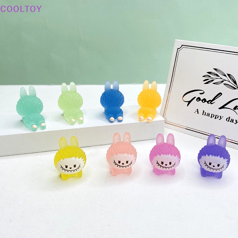 Set 2 Tượng COOLTOY Mini Phát Quang Họa Tiết Hoạt Hình Trang Trí Tiểu Cảnh