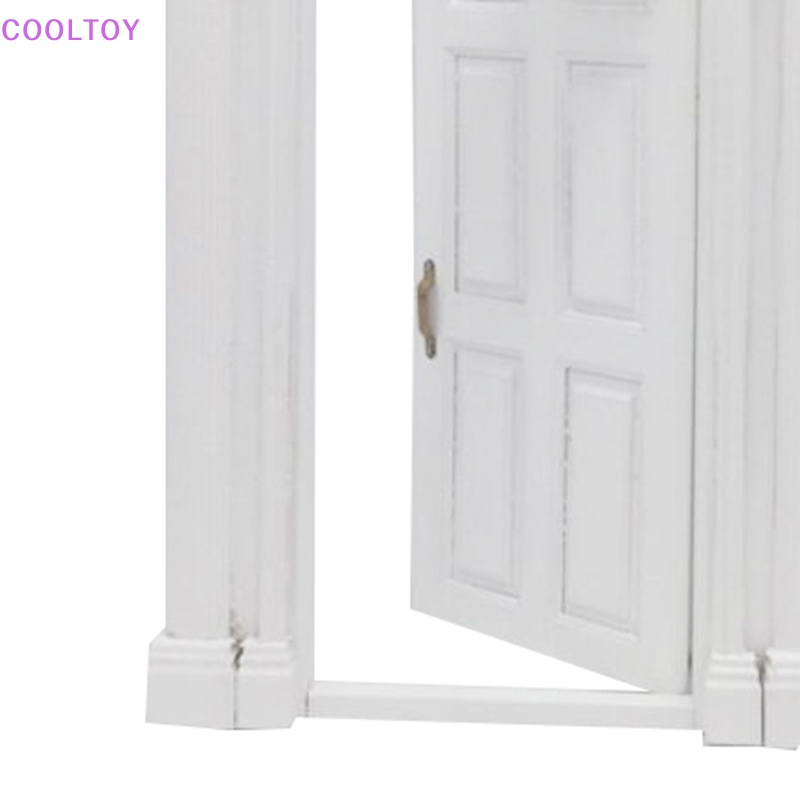 Cooltoy Mô Hình Cửa Sổ Màu Trắng Cỡ 1 / 12 Trang Trí Nhà Búp Bê DIY