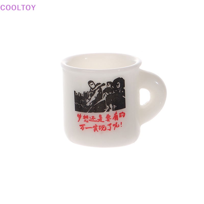 Cooltoy Set 10 Cốc Tráng Men Mini Trang Trí Nhà Búp Bê