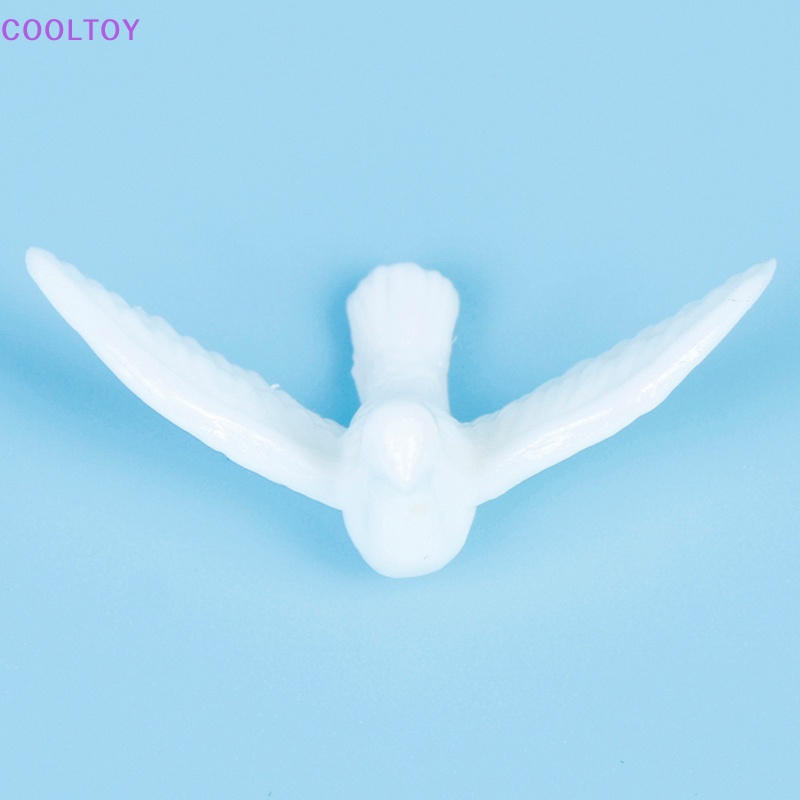 Cooltoy Bộ 2 Chim Bồ Câu Giả Tỉ Lệ 1: 12
